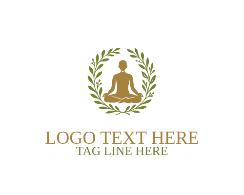 Minimal Leaf Wellness Brand Mark