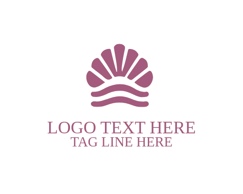 Minimal Line Art Shell Logo Design