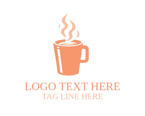 Minimal Line Cup Mark Logo