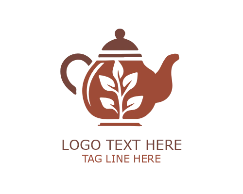 Minimal Line Teapot Logo for Modern Tea and Lifestyle Brands