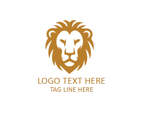 Minimal Lion Profile Logo for Wildlife, Leadership, and Sports Brands