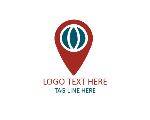 Minimal Location Pin Logo for Maps and Navigation Brands
