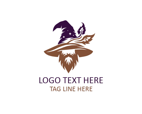 Minimal Magic Circle Logo for Illusion and Entertainment Brands