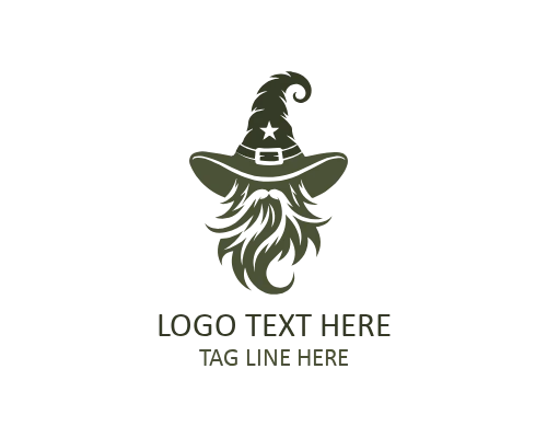 Minimal Magician Logo for Entertainment and Magic Brands