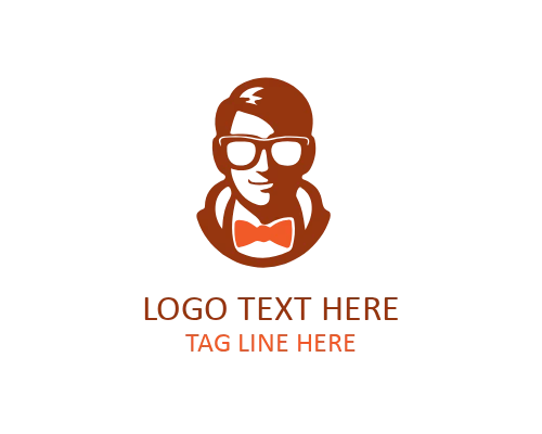Minimal Man Outline Logo