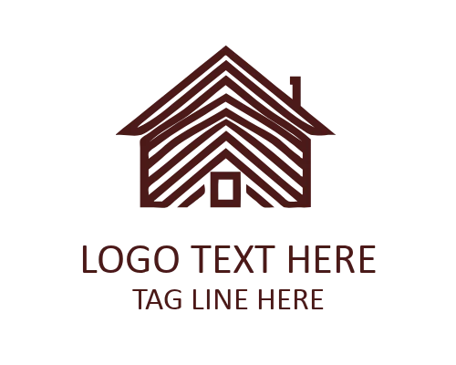Minimal Modern Abstract Roof Logo for Architecture and Construction Brands