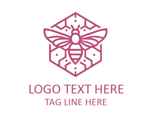 Minimal Monoline Bee preview