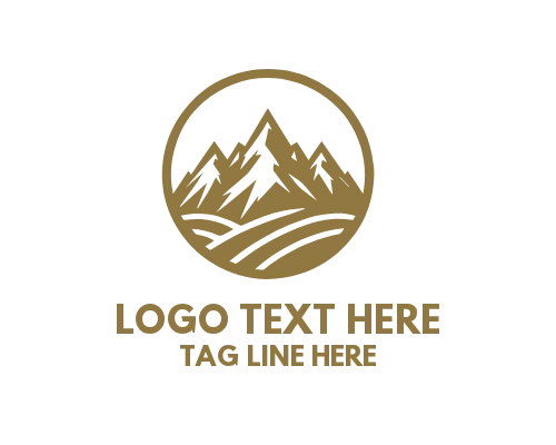 Minimal Mountain Logo for Modern Outdoor Brands