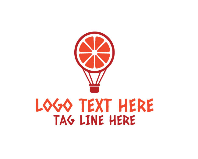 Minimal Orange Pop Logo