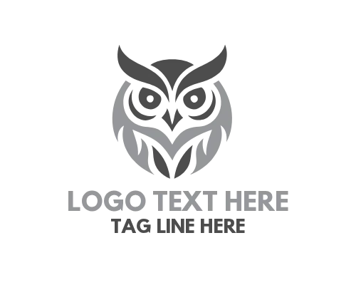 Minimal Owl Mark Logo