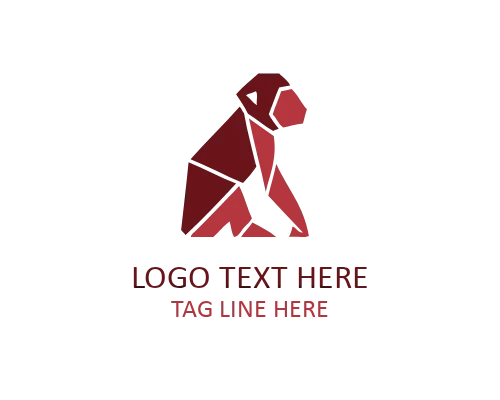 Minimal Paper Animal Logo