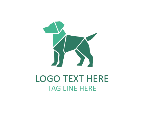 Minimal Paper Layer Animal Logo