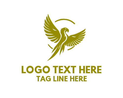 Minimal Parrot Line Logo