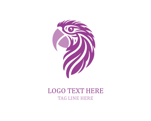 Minimal Parrot Logo