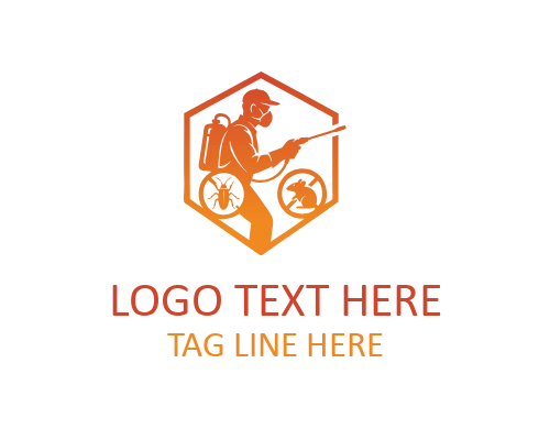 Minimal Pest Control Logo