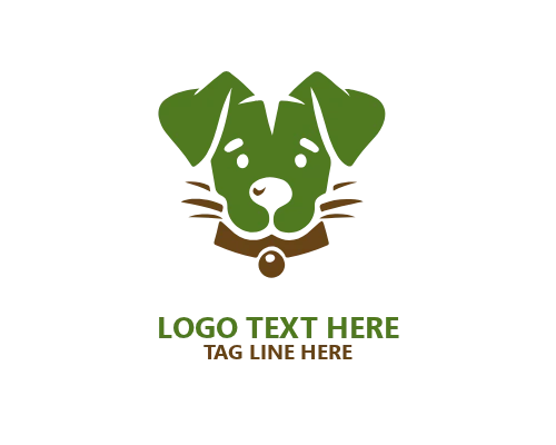 Minimal Pet Dog Logo