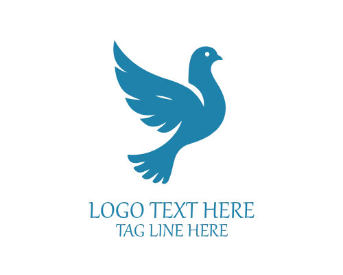 Minimal Pigeon Line Logo for Clean, Modern Branding