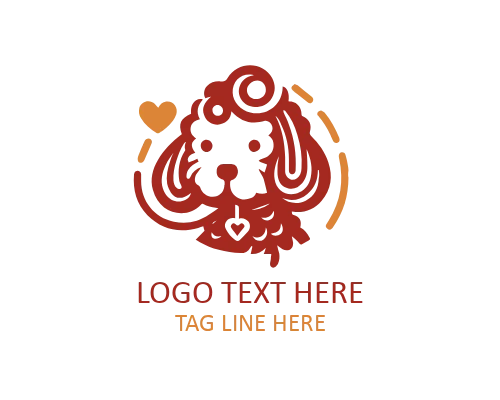 Minimal Puppy Dog Logo for Pet and Animal Brands