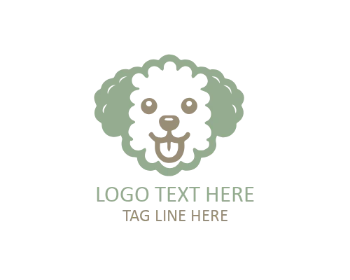 Minimal Puppy with Tail Wag Logo for Pet Brands