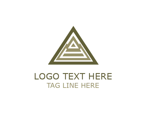 Minimal Pyramid Logo