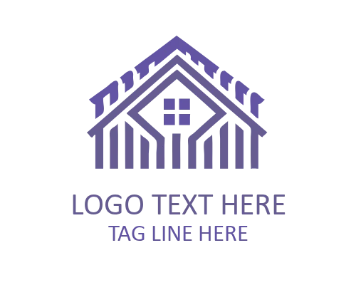 Minimal Roof Abstract Polygon Logo for Modern Construction Brands