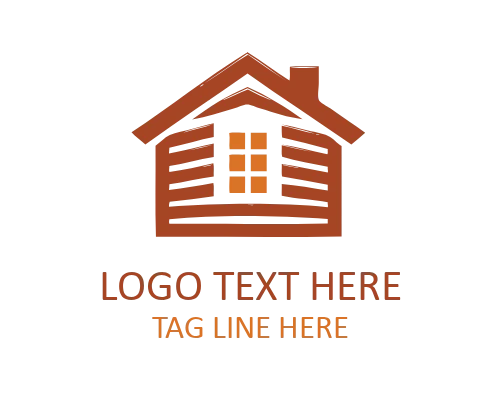 Minimal Roof Abstract Shape Logo for Construction and Architecture Brands