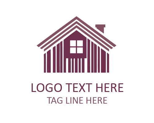 Minimal Roof Abstract Shape Logo for Construction and Architecture Brands