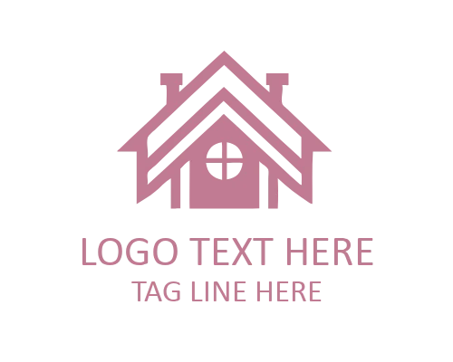 Minimal Roof Abstract Triangle Logo for Roofing and Architecture Brands