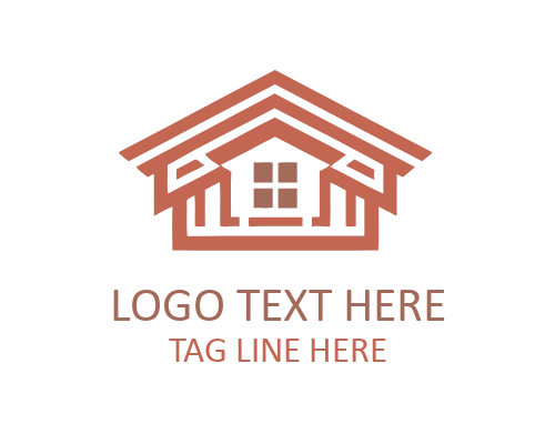 Minimal Roof Diamond Logo for Architecture and Roofing Brands