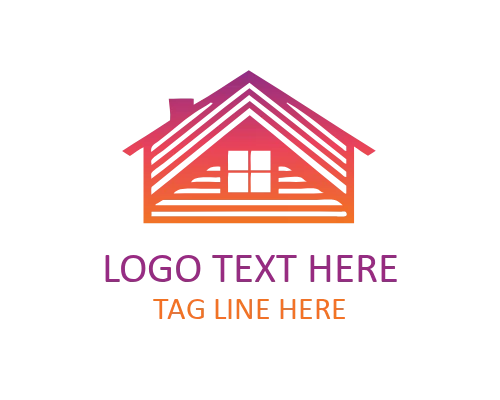 Minimal Roof Frame Logo for Construction and Architecture Brands