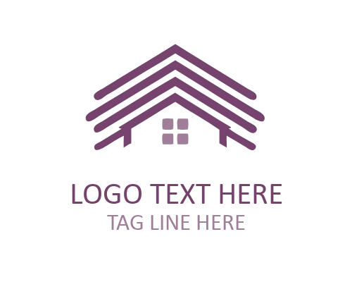 Minimal Roof Hexagon Logo for Construction and Architecture Brands