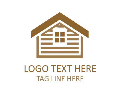 Minimal Roof Horizon Line Logo for Modern Construction and Architecture Brands