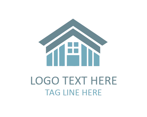 Minimal Roof House Line Logo for Real Estate and Construction Brands