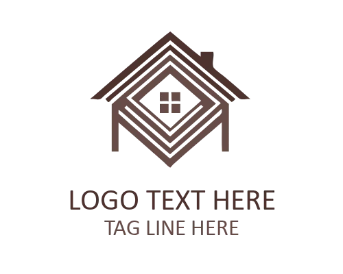 Minimal Roof Peak Horizon Logo for Construction and Architecture Brands