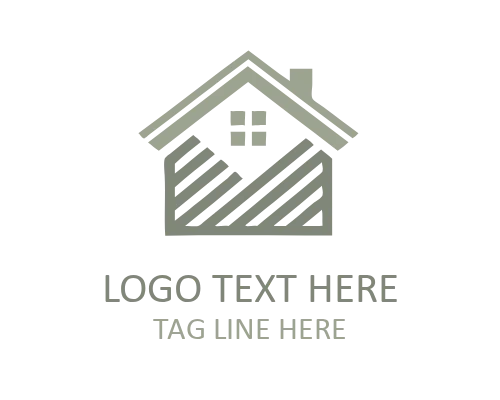 Minimal Roof Shield Logo for Roofing and Protection Brands