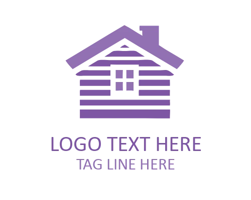 Minimal Roof Triangle Lines Logo for Modern Construction Brands