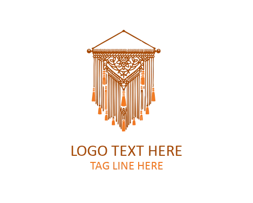 Minimal Rope Circle Macramé Logo