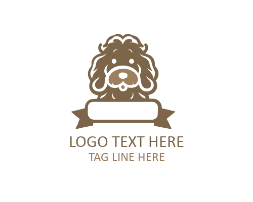 Minimal Running Puppy Logo for Pet and Sports Brands