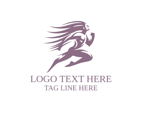  Minimal Running Silhouette Logo for Fitness Brands