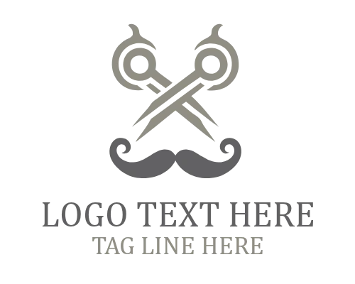 Minimal Scissors Barber Icon