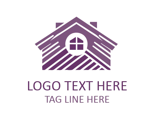Minimal Sharp Edge Roof Logo for Construction and Architecture Brands