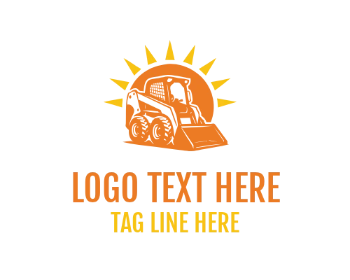 Minimal Skid Steer Logo