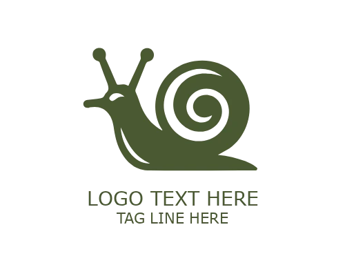 Minimal Snail Outline Logo for Modern and Clean Brand Identity
