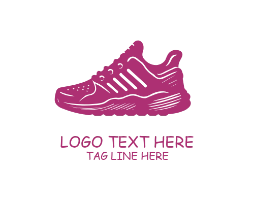 Minimal Sneaker Shoe Logo