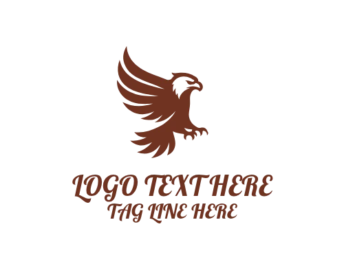 Minimal Soaring Eagle Logo