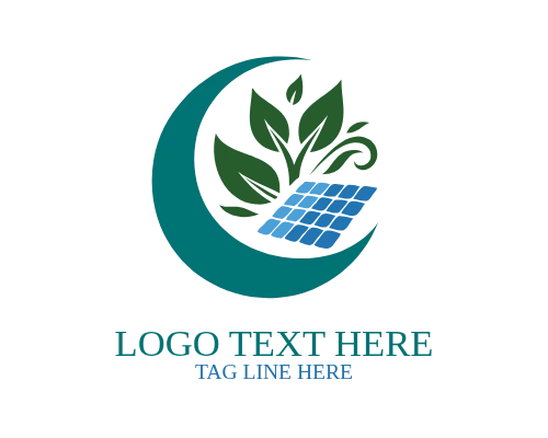 Minimal Solar Energy Logo