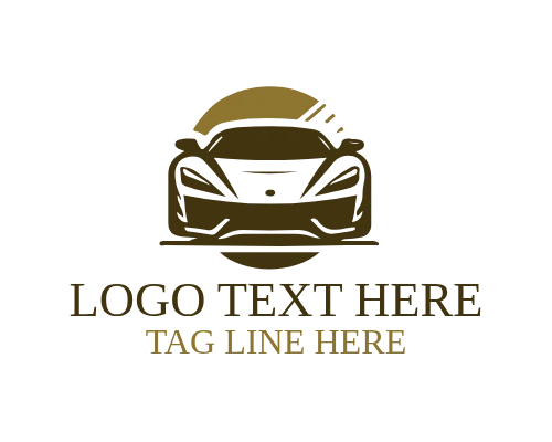 Minimal Sports Car Logo