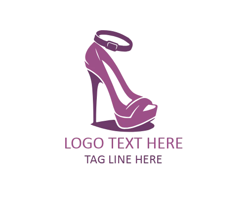 Minimal Stiletto Heel Logo for Modern Fashion Brands