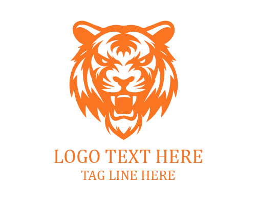 Minimal Tiger Logo