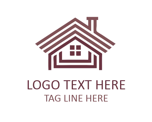 Minimal Triple Line Roof Logo for Modern Construction Brands